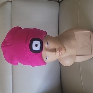 Beanie Hat Cap with Head light One Size